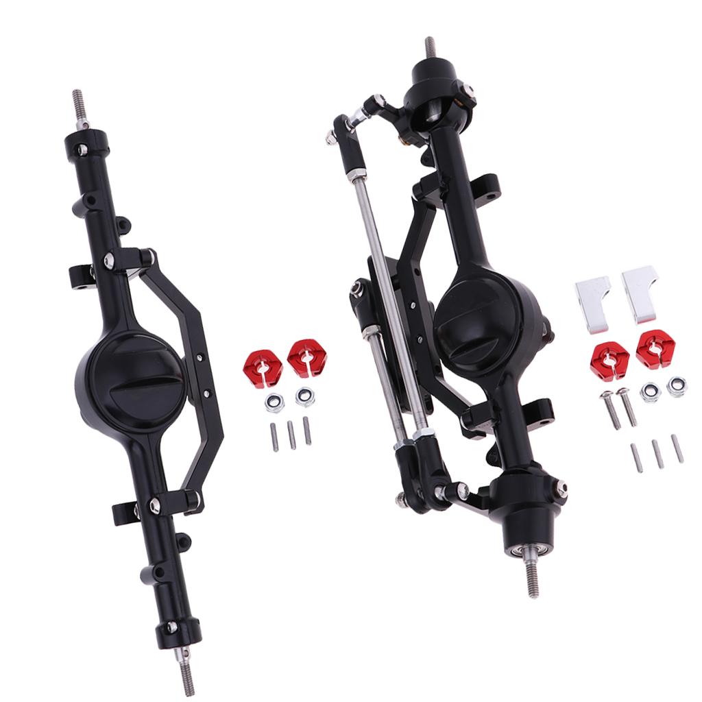 1/10 RC Rock Crawler Front Rear Axles Upgrade Parts for D90 RC4WD Model DIY