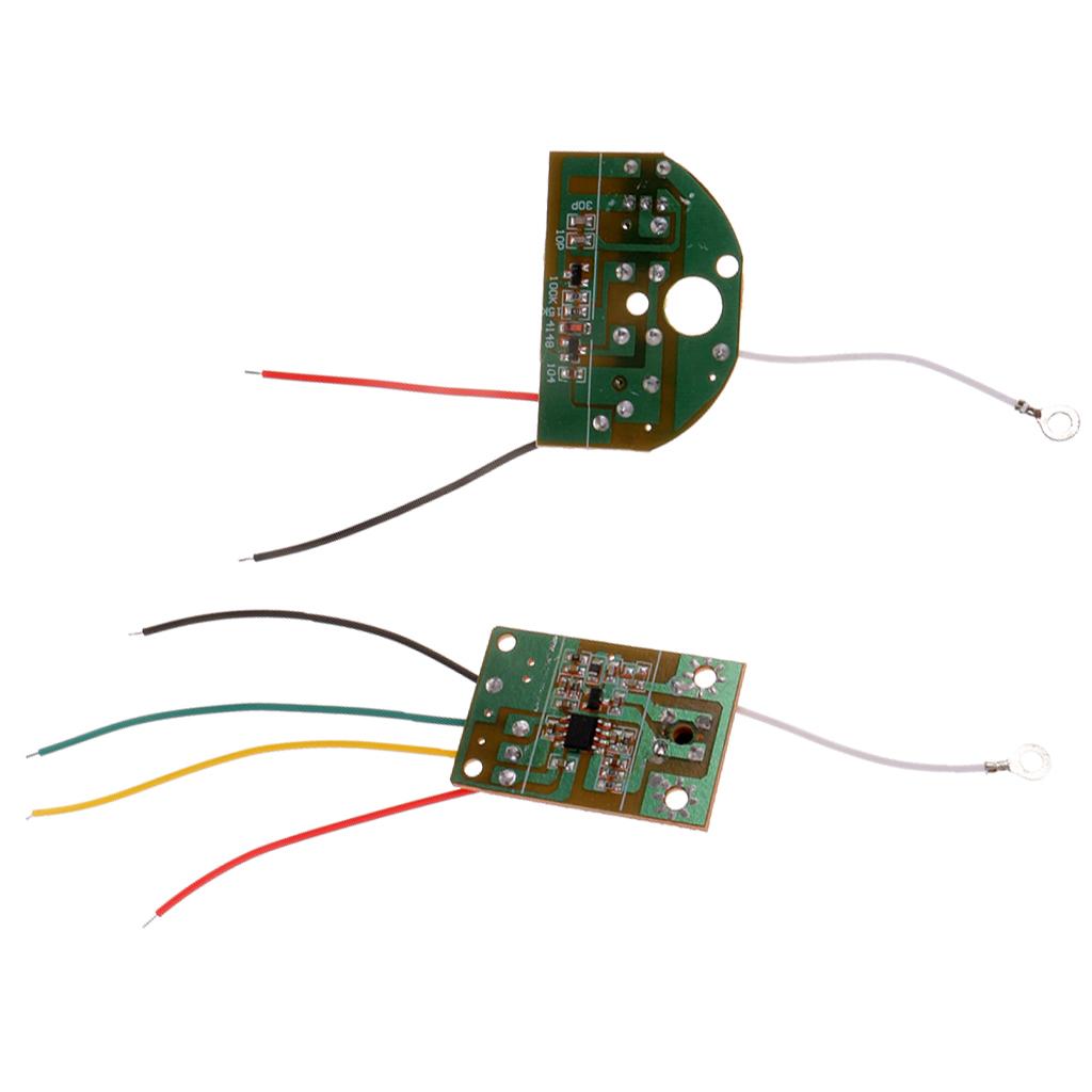 27MHZ 2CH Remote Controller Receiver Transmitter Board with Antenna