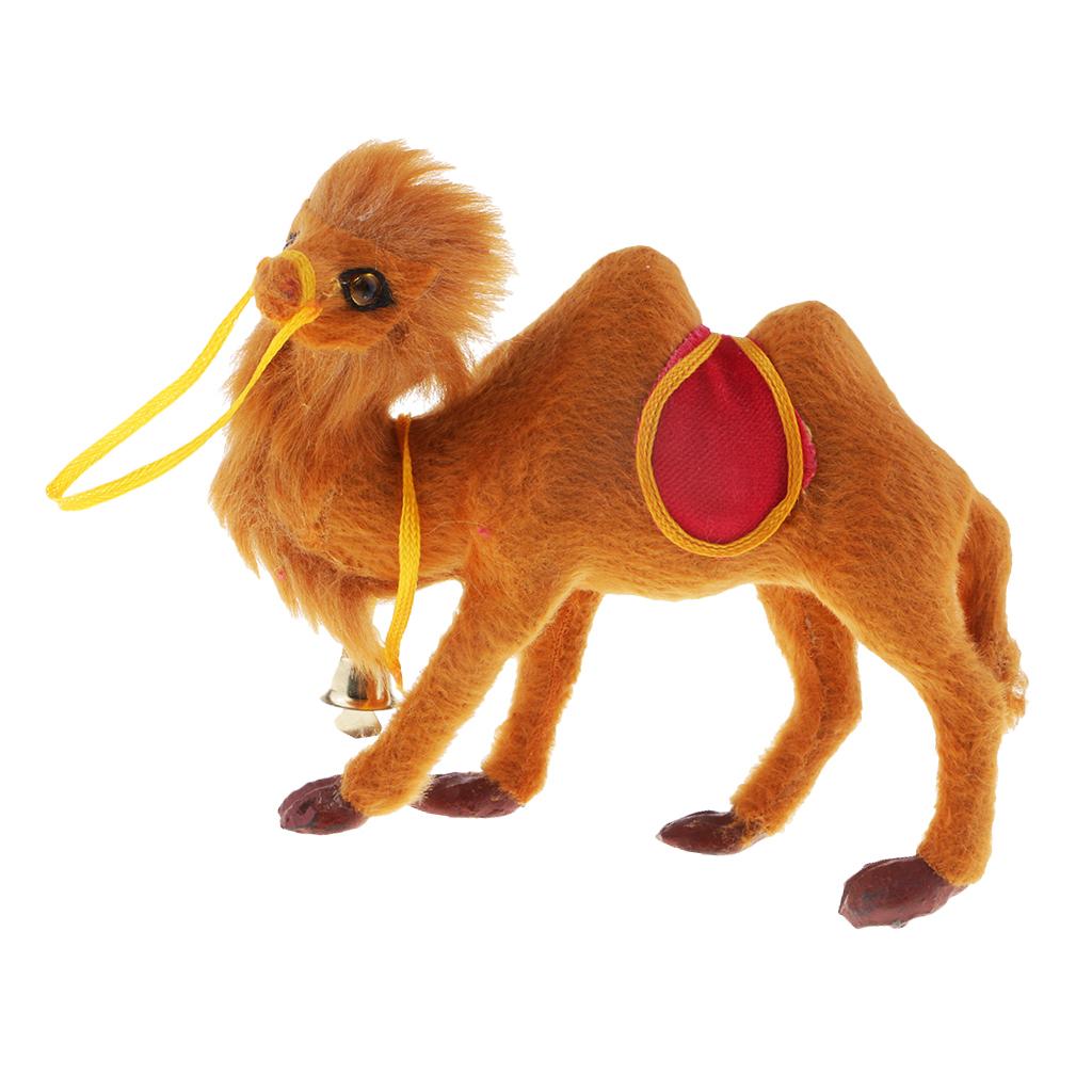 Simulation Animal Camel Model Action Figures Kids Educational Toy 13x5x11cm