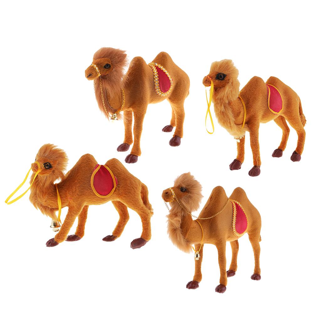 Simulation Animal Camel Model Action Figures Kids Educational Toy 13x5x11cm