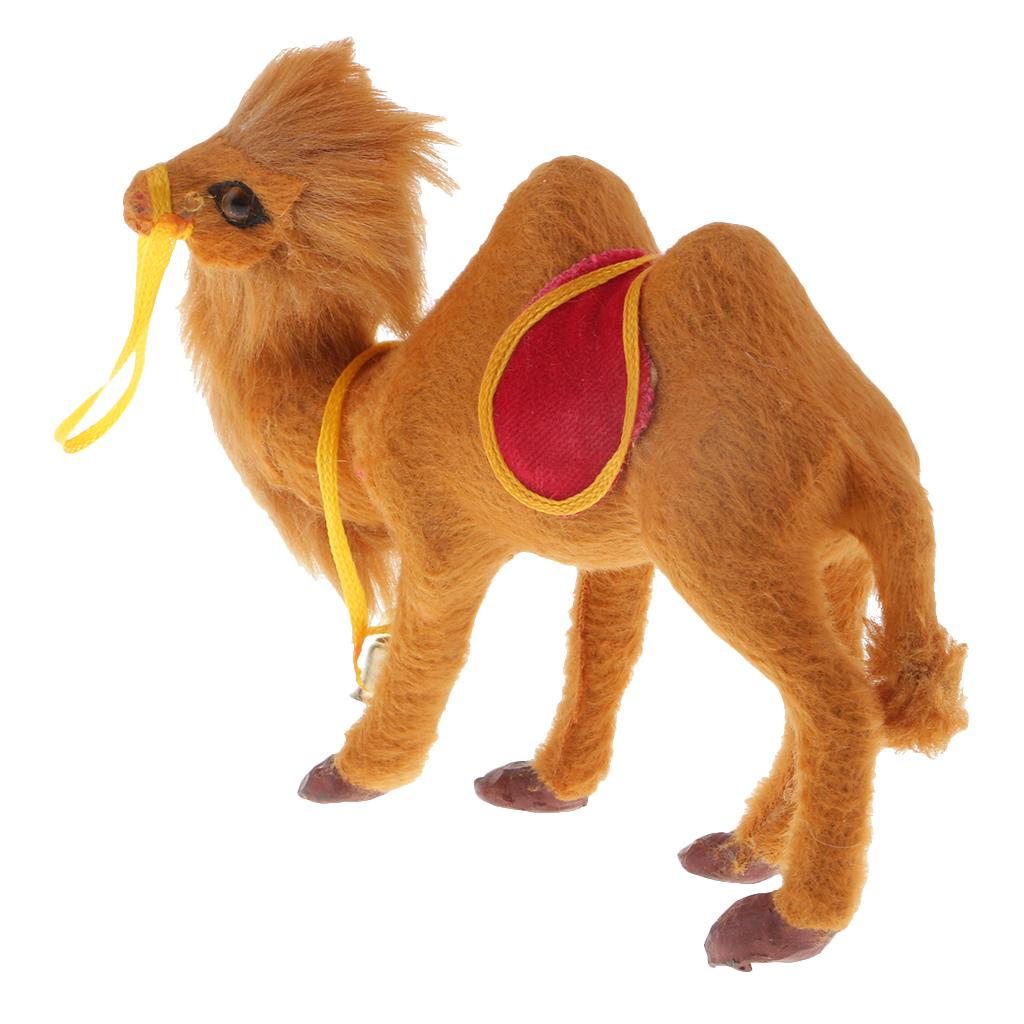 Simulation Animal Camel Model Action Figures Kids Educational Toy 13x5x11cm