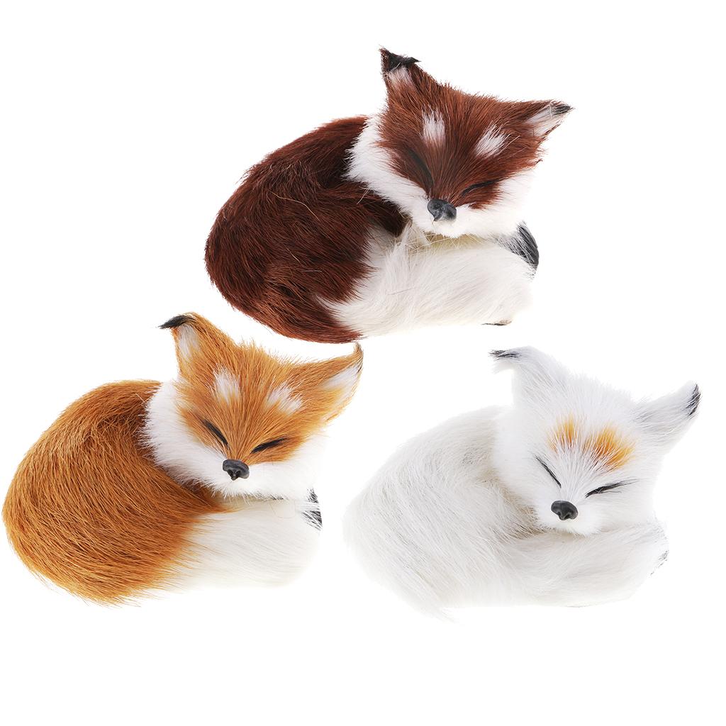 Wildlife Animals Action Figure Realistic Animals Action Model White