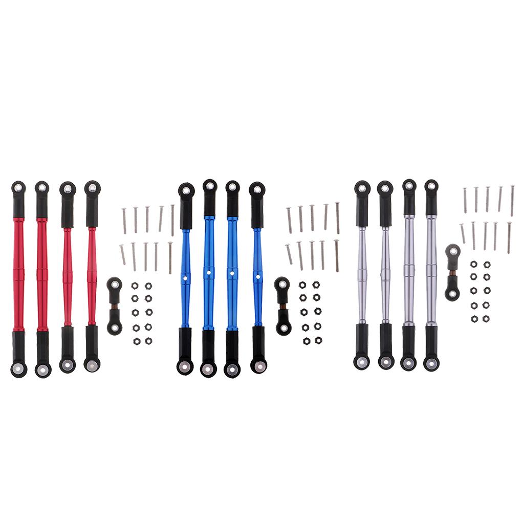 Steering Rod Servo Pull Rod Rear Suspension Lever for ARRMA KRATON 6S Blue