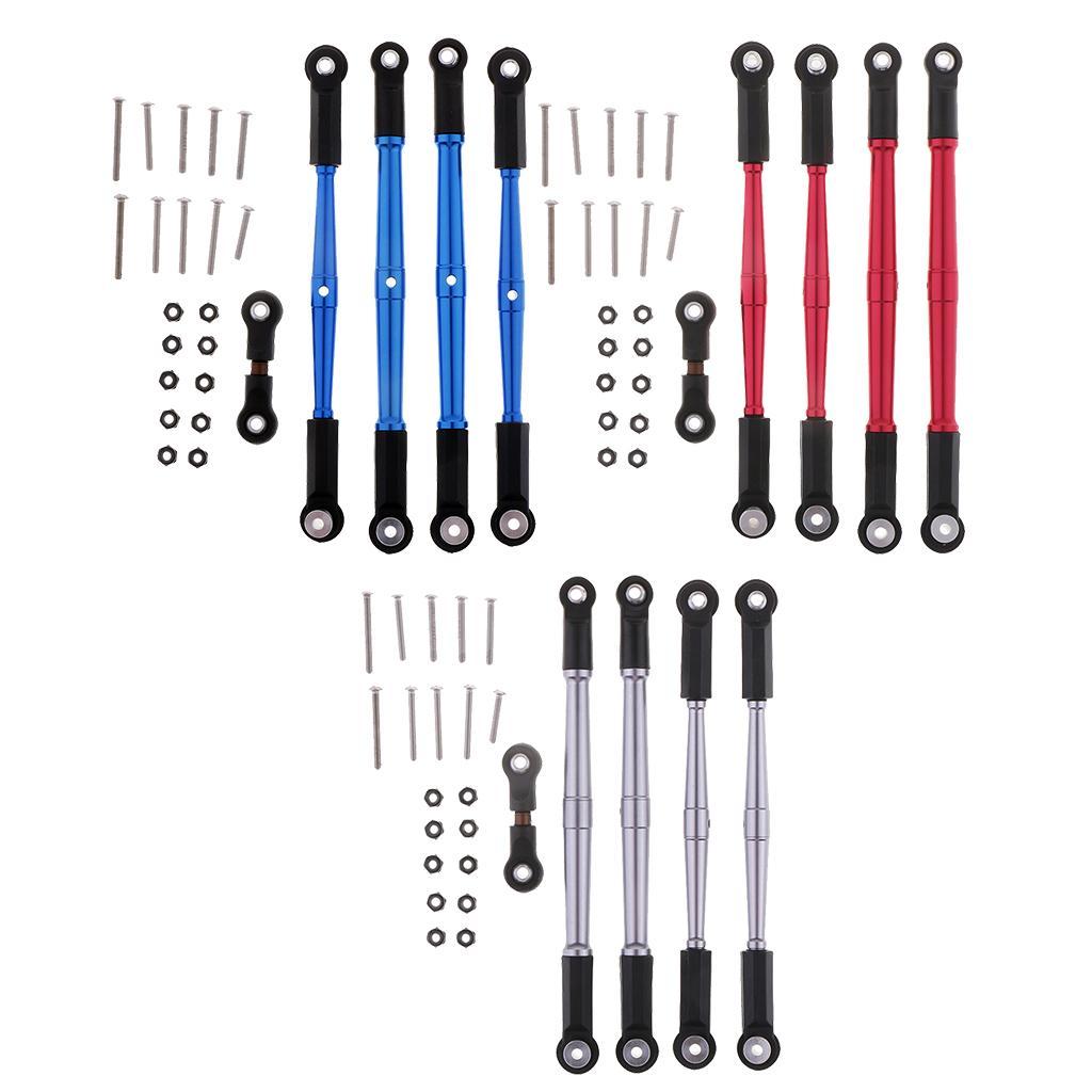 Steering Rod Servo Pull Rod Rear Suspension Lever for ARRMA KRATON 6S Blue