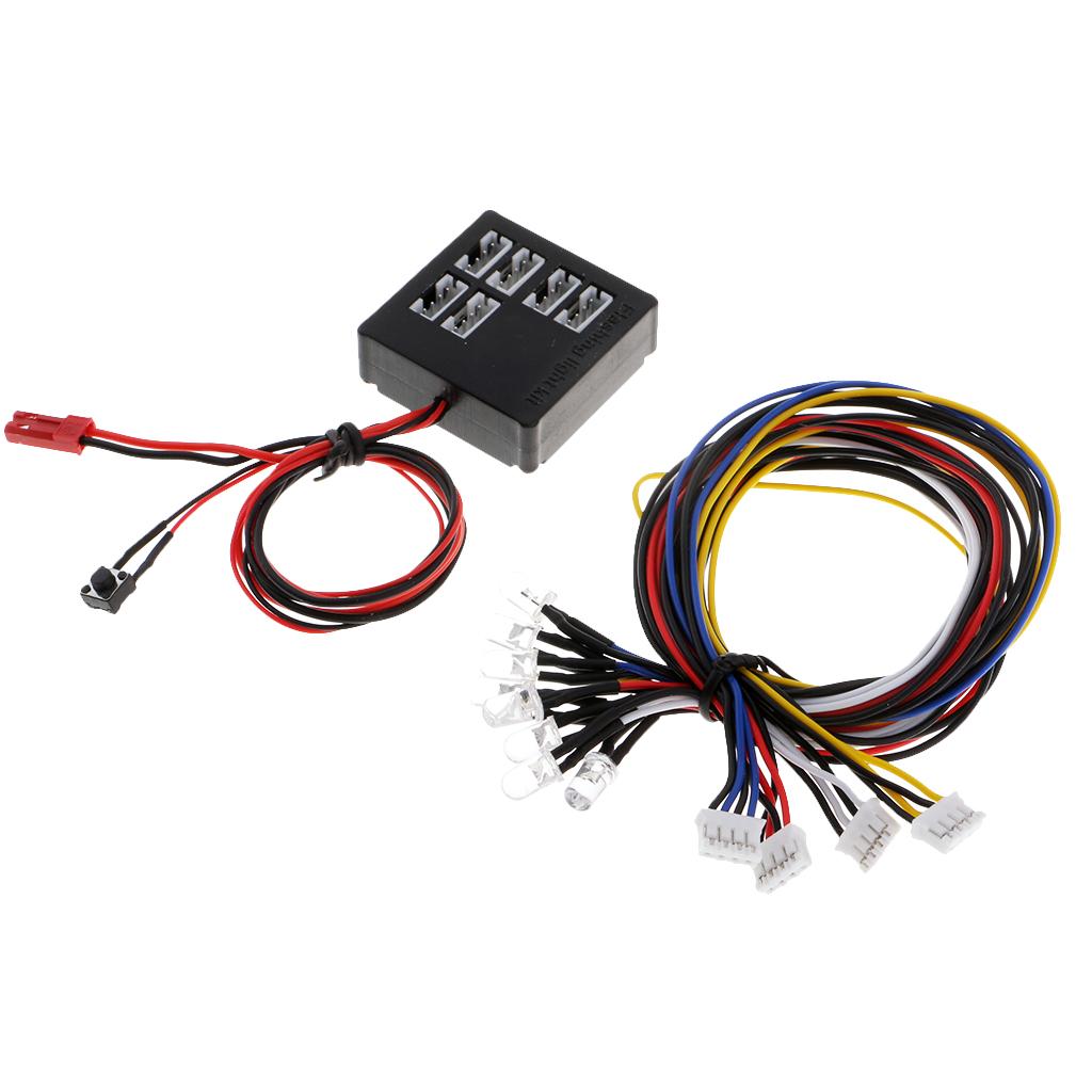 270mm 3.7-7.4V LED Strobe Flash Light Daytime Visibility for RC Model Car