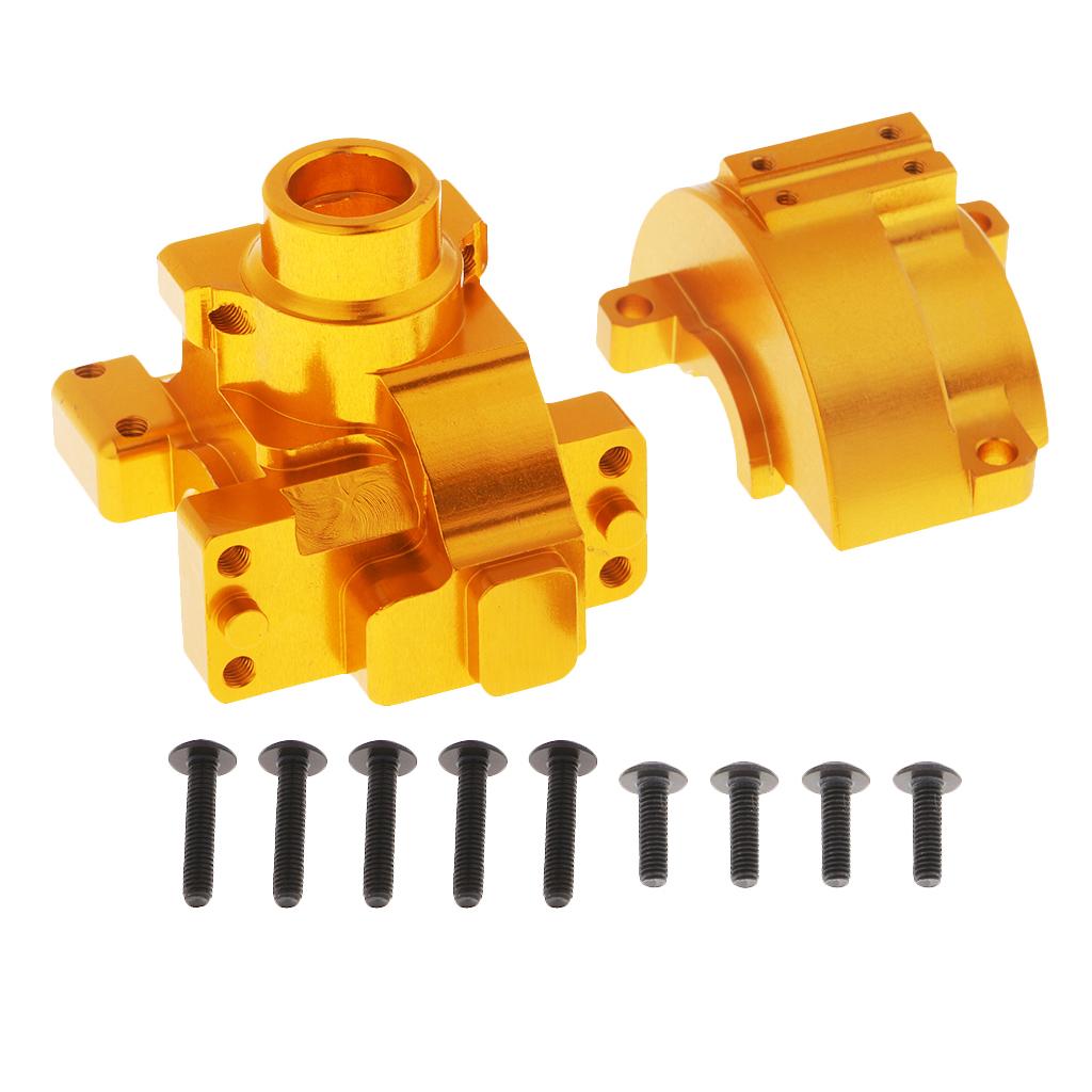 102075 (02051) Aluminum Gear Box for HSP 94111 94123 Upgrade Parts Gold