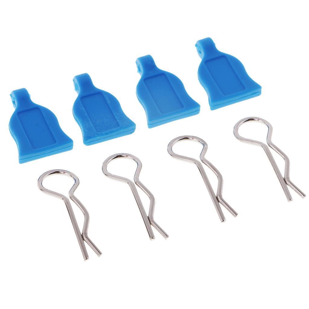 RC Car Metal Shell Buckle Spare Parts for 1/10 RC Drift/ On-road Cars Blue