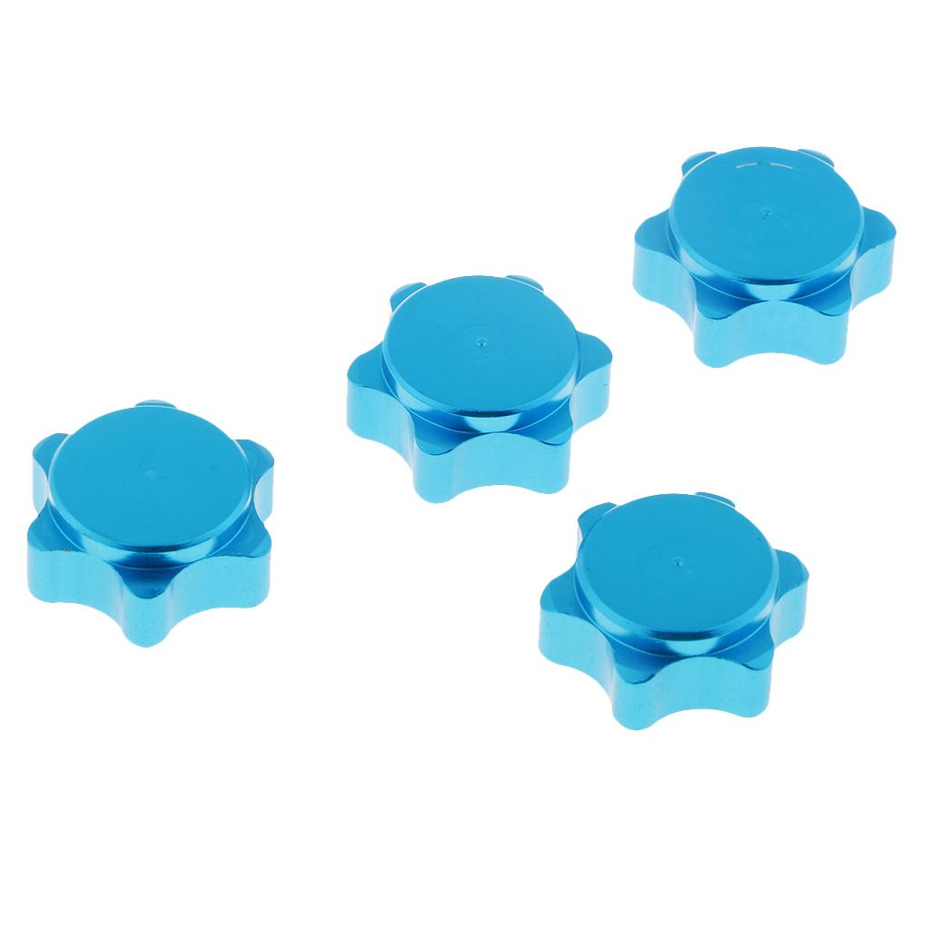 17mm Wheel Hub Hex Nut Fine Anti-dust Cover for 1/8 RC Buggy Truck HSP HPI