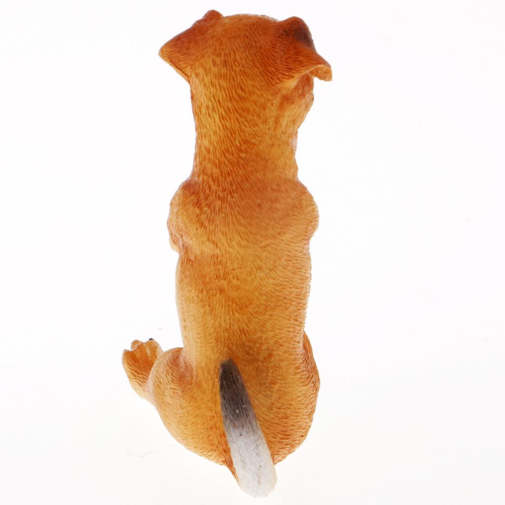 Resin Animal Ornaments Home Decorations Yoga Pose Sculptures Style1- Dog
