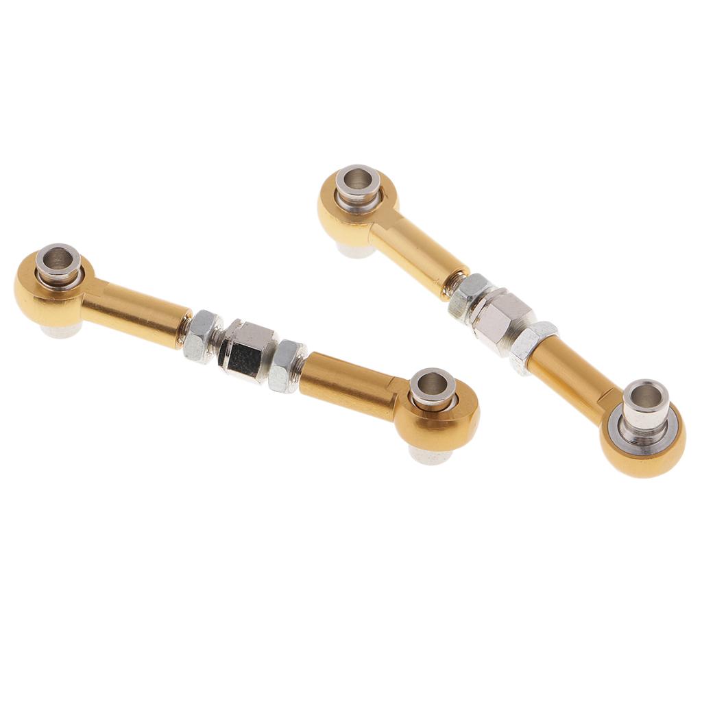 RC Metal Upgrade Parts Steering Linkage Pull Rod for HSP 94123/94103 Golden
