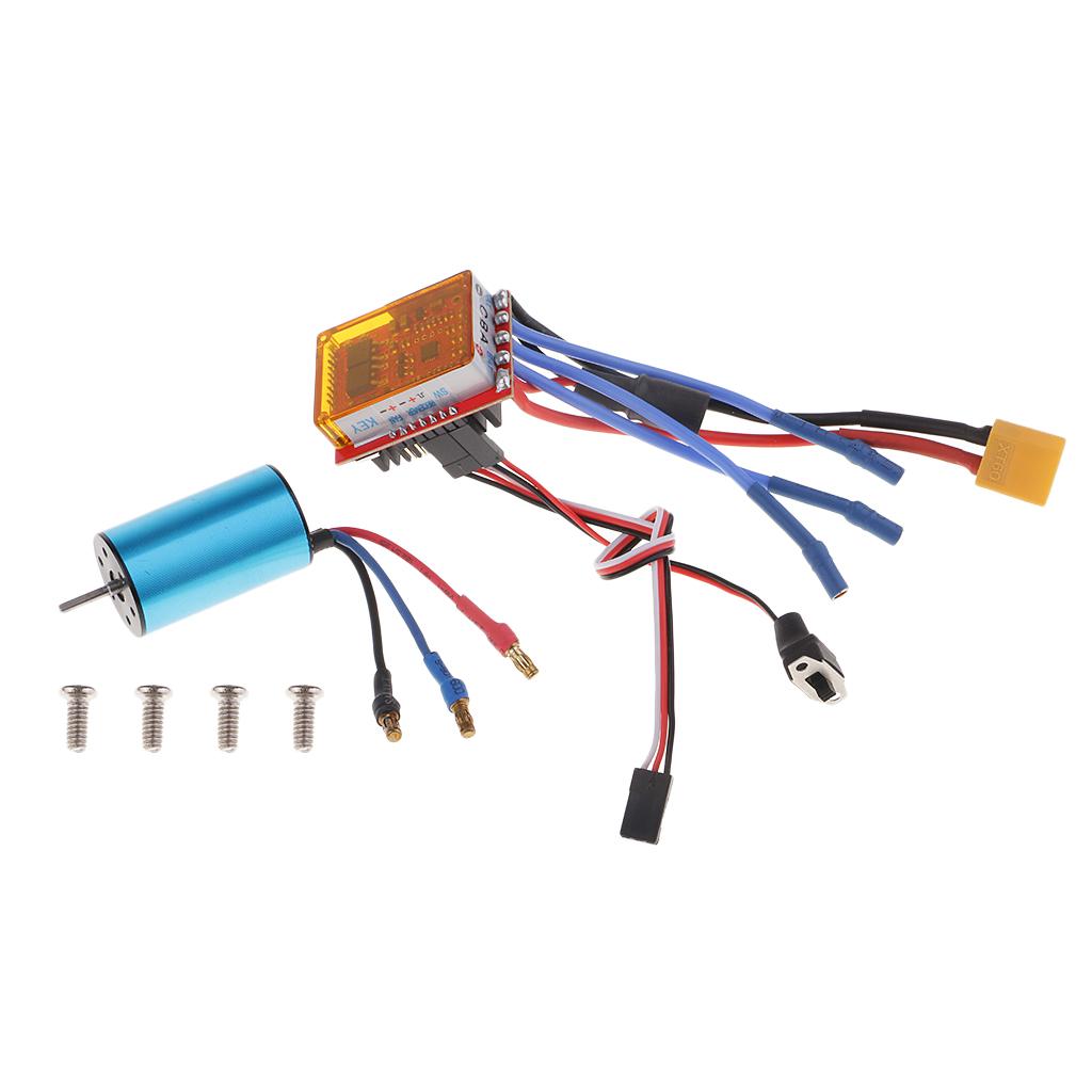 Wltoys Upgrade 2440 4300KV Motor w/ ESC Spare Parts Accessory Replacement XT60
