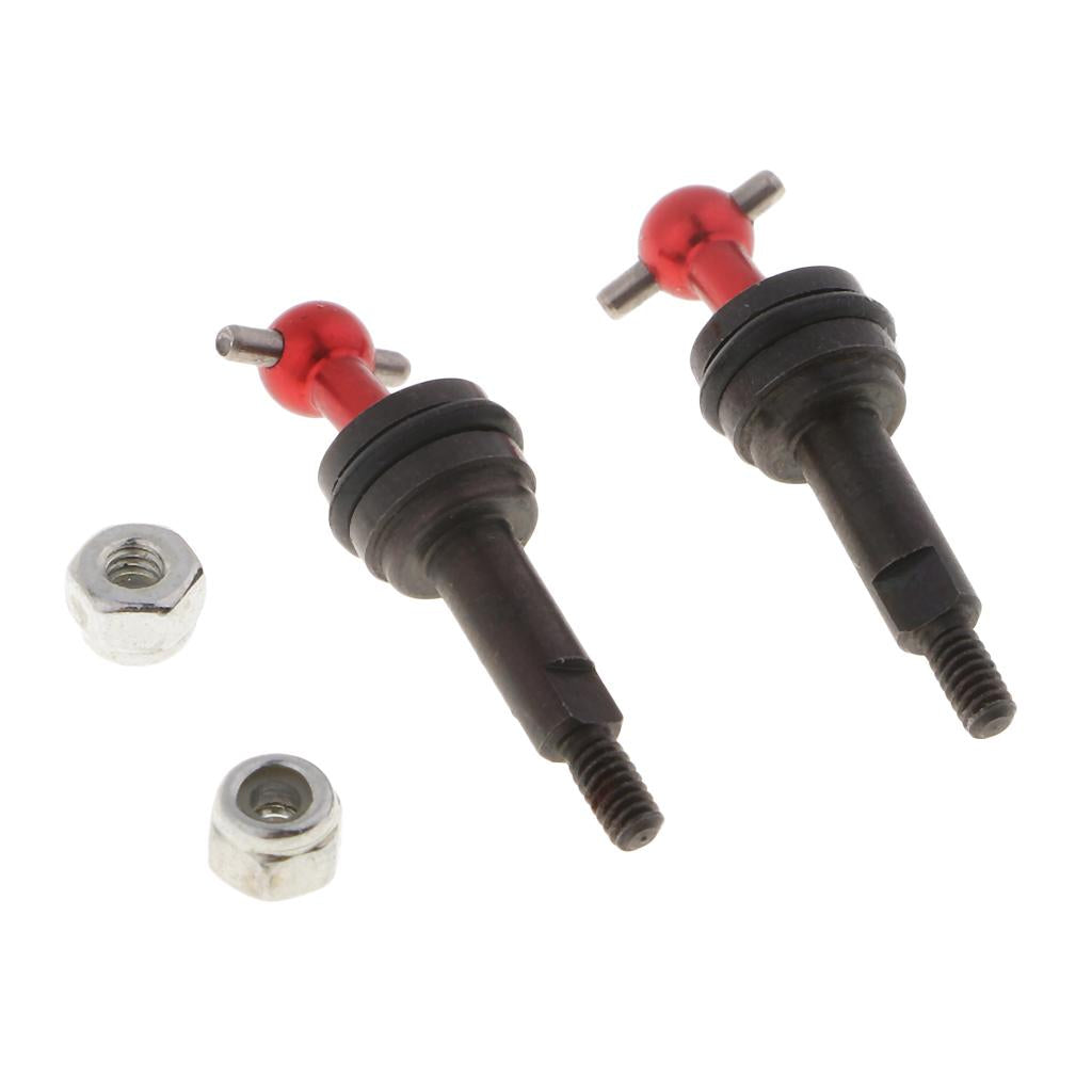 2 Pieces Universal Drive Shaft for Wltoys 1/28 RC Car K969 K989 K999 P929