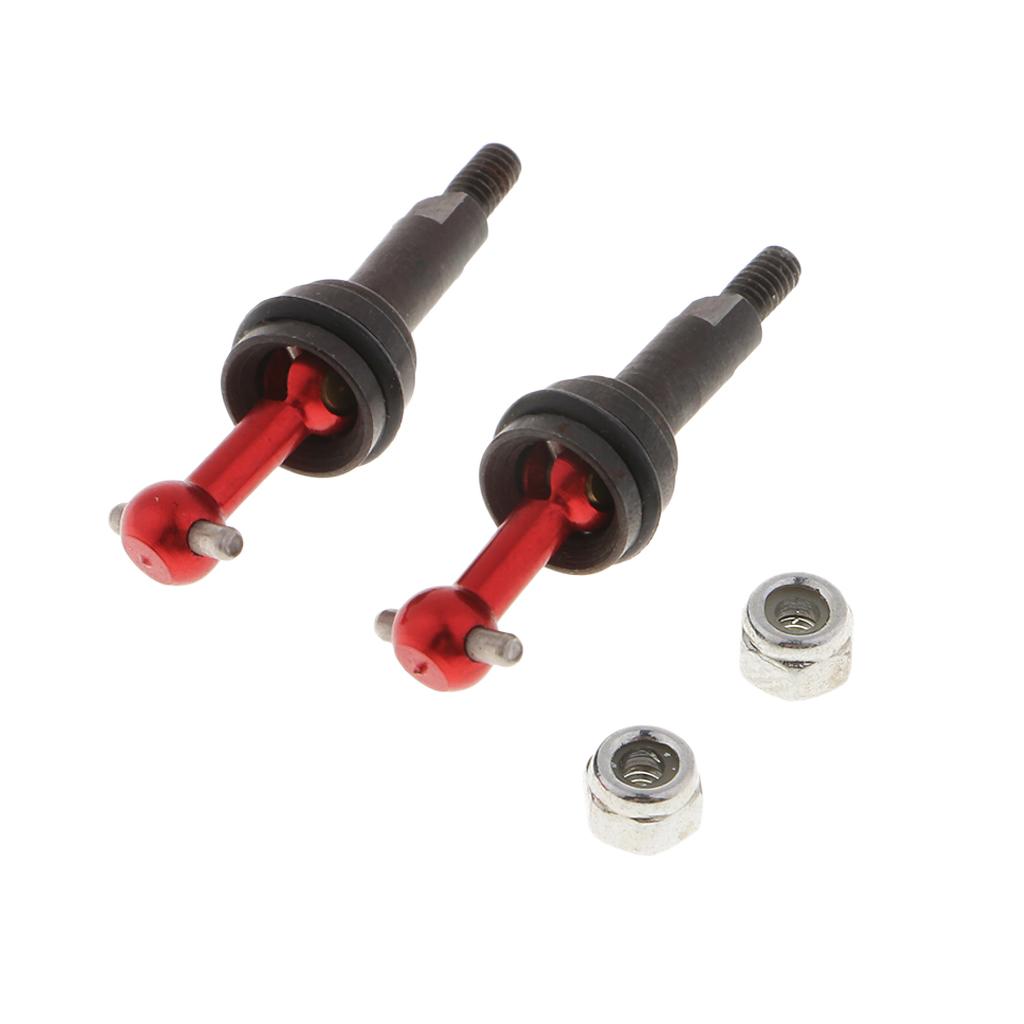 2 Pieces Universal Drive Shaft for Wltoys 1/28 RC Car K969 K989 K999 P929