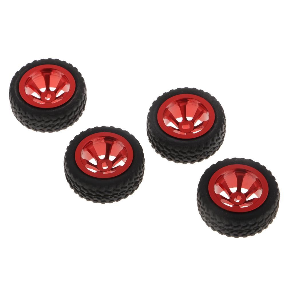 4 Pieces Wheel Tires for Wltoys 1/28 RC Car K969 K979 K989 K999 P929 K989-25