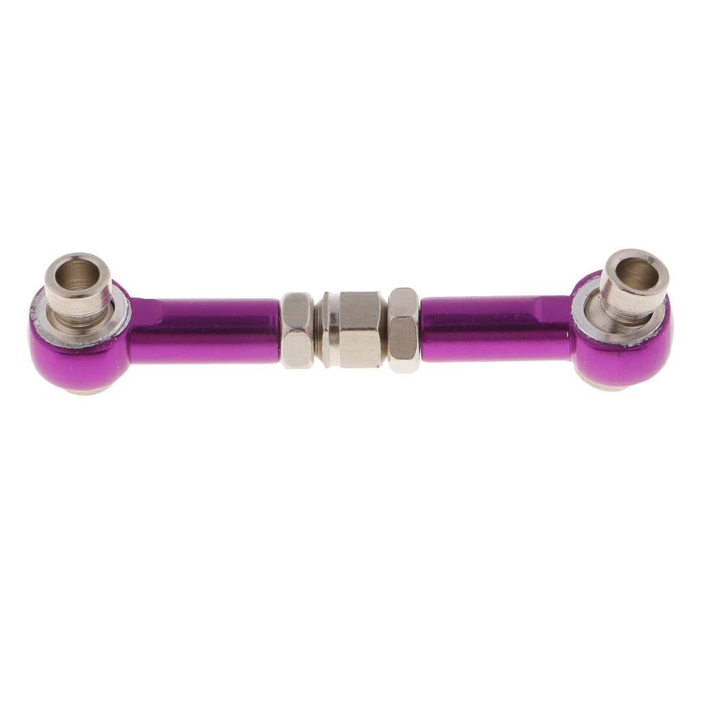 Aluminum Steering Linkage Pull Rod for HSP 94122 94123 1/10 RC Car Purple