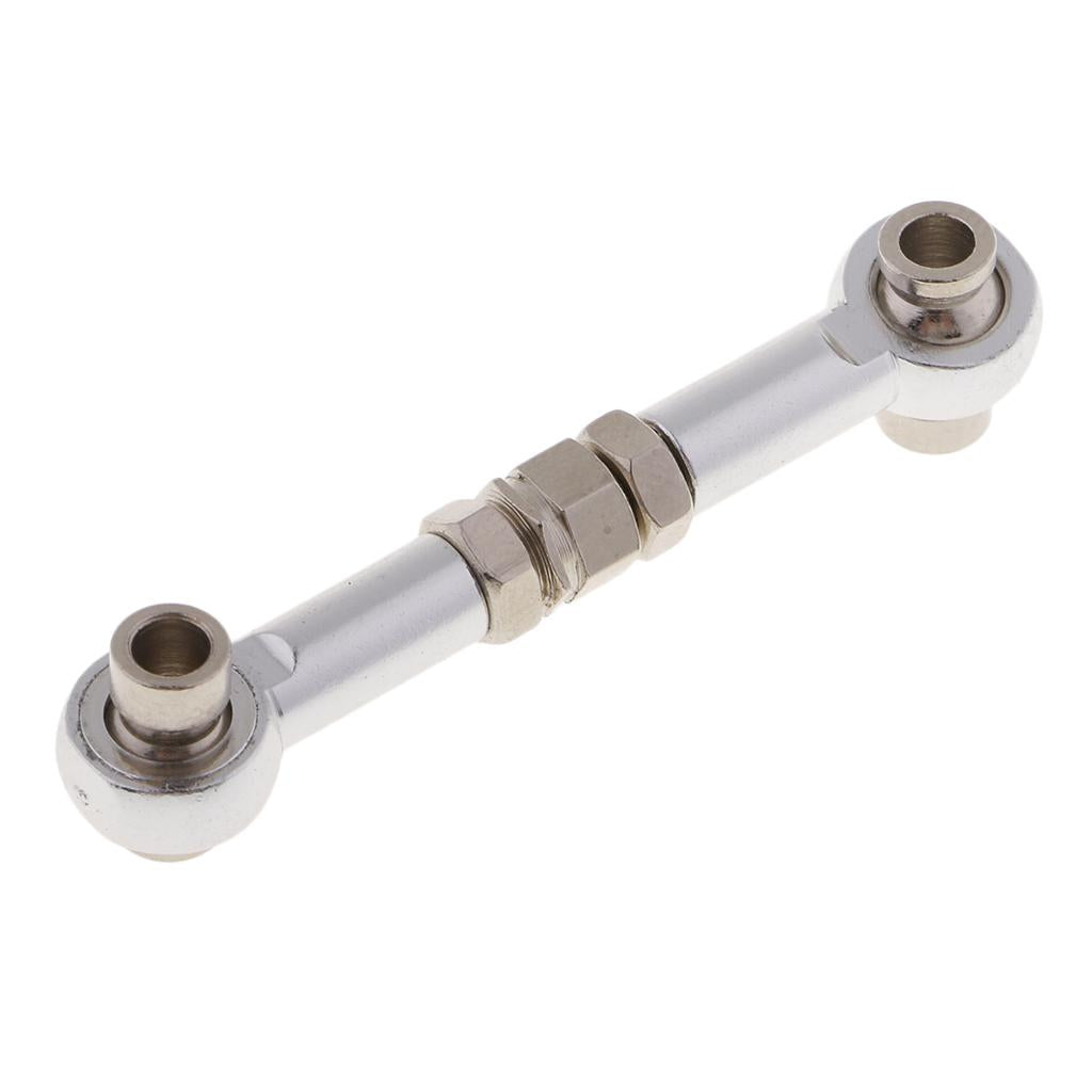 Aluminum Steering Linkage Pull Rod for HSP 94122 94123 1/10 RC Car Silver