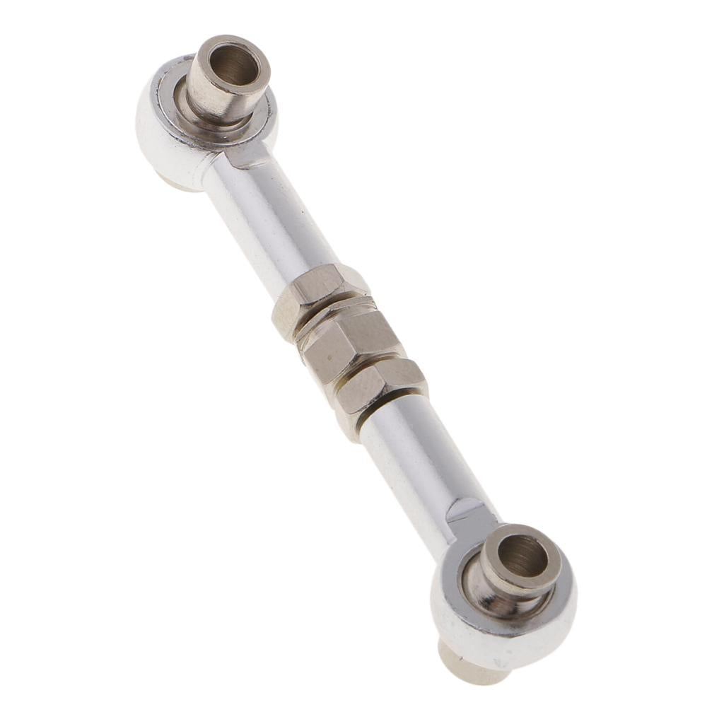 Aluminum Steering Linkage Pull Rod for HSP 94122 94123 1/10 RC Car Silver