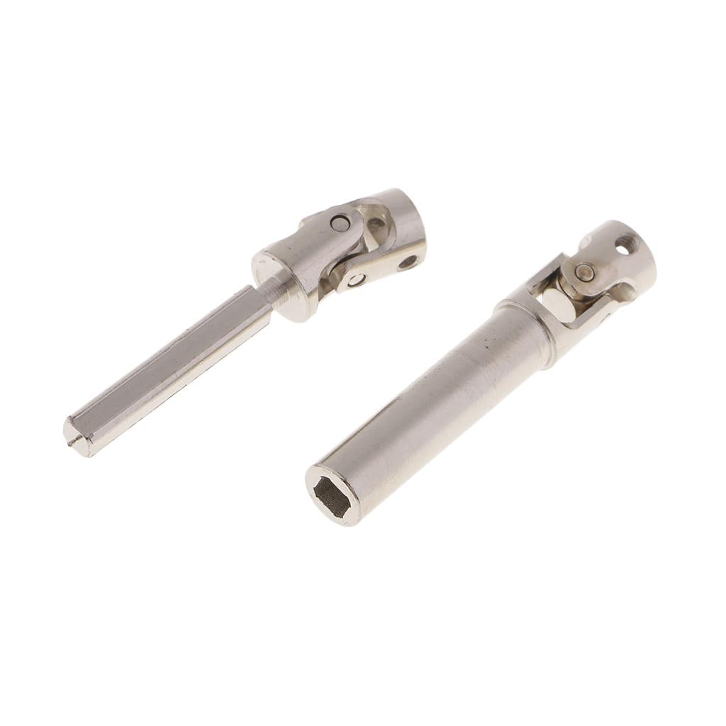 Metal Universal Joint Drive Shaft for 1:10 RC Rock Crawler Car Parts 50-65mm