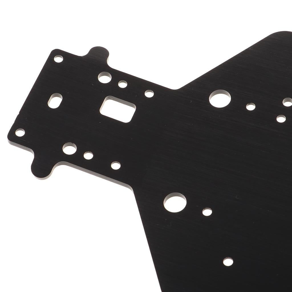 RC Car Metal Chassis Upgrade Parts for HSP 94111 RC Monster Truck Black
