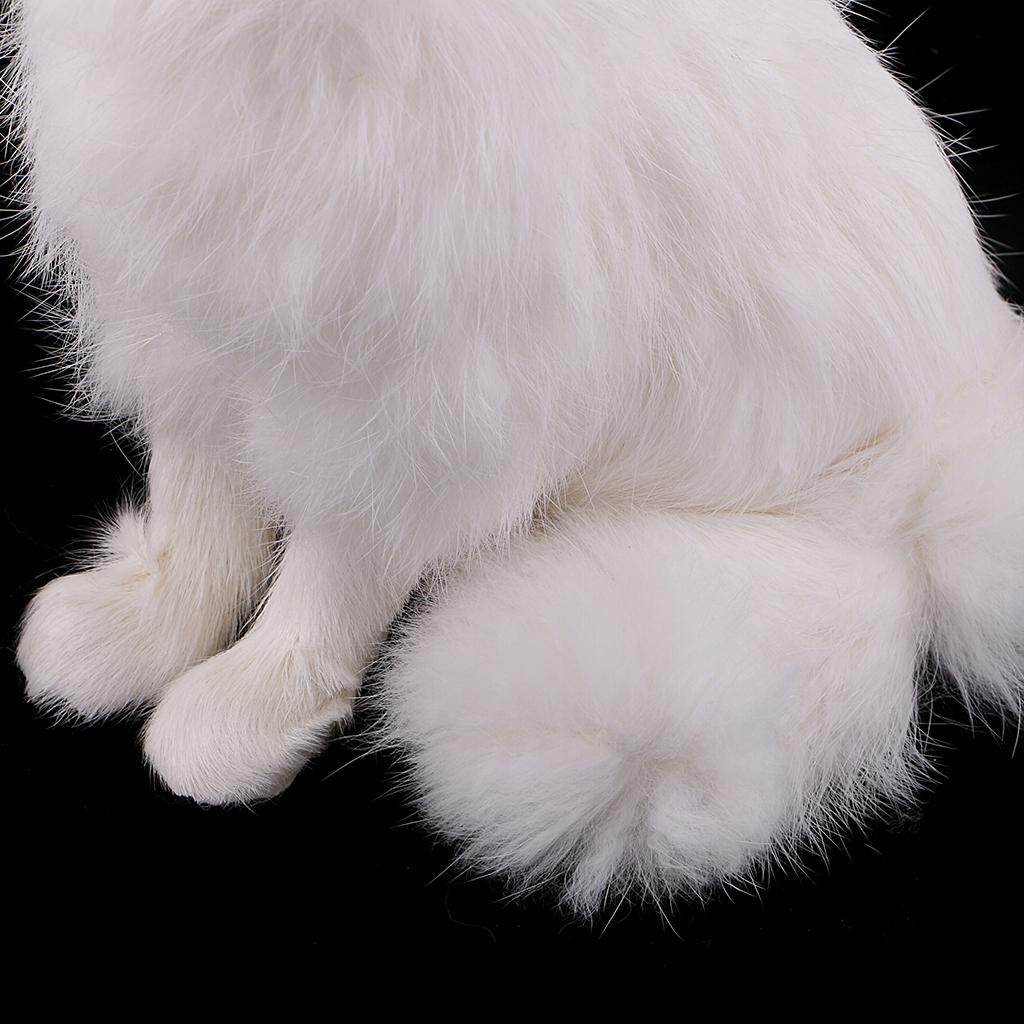 Simulation Wolf Figurines Animal Plush Toy Home Decorative Collectibles