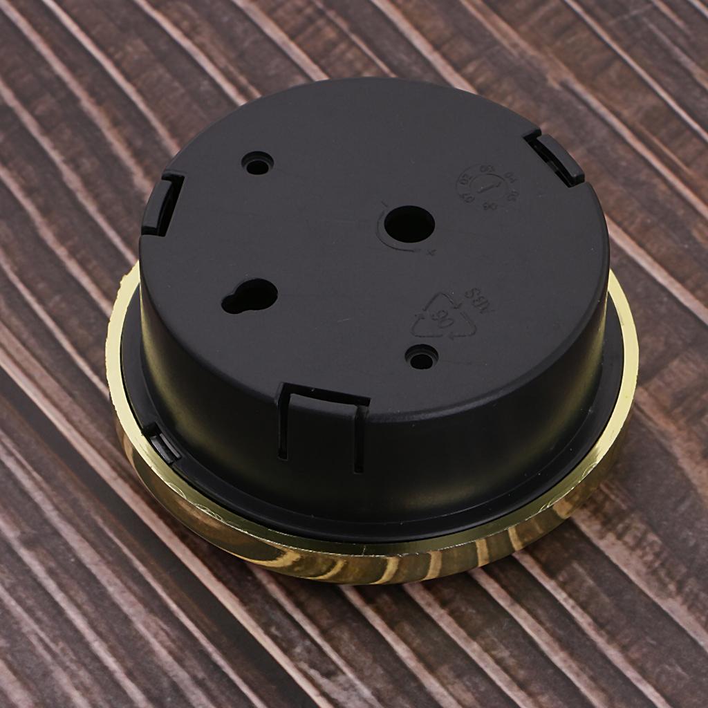 High Accuracy Round Golden Frame Hygrometer for Cigar Box Case Humidor Test