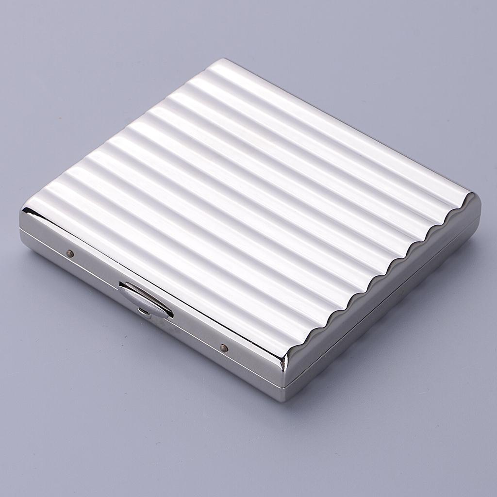 Smoking Cigarette Case Tobacco Box 20 Cigarettes for Man Smoker Accs