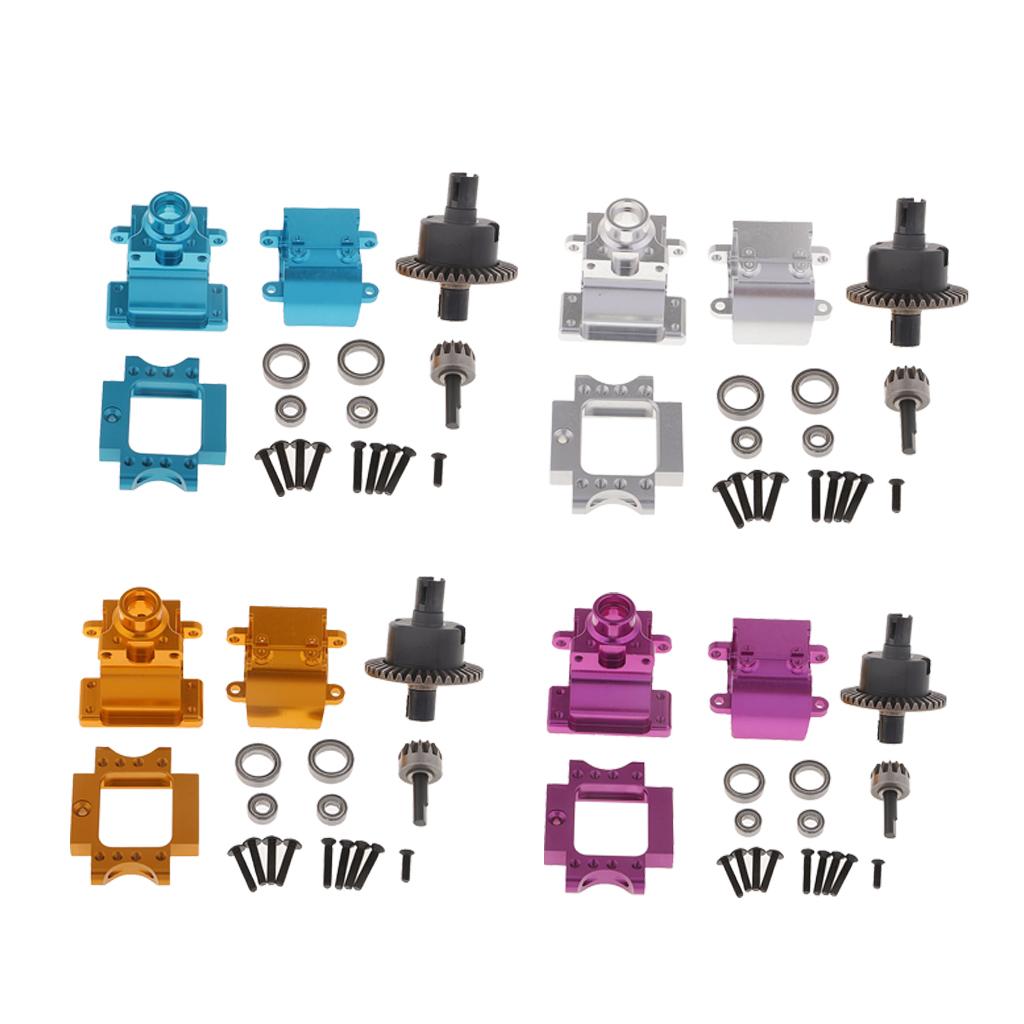 1/set Aluminum Alloy Front Rear Assembly for HSP 1/10 RC Car Golden