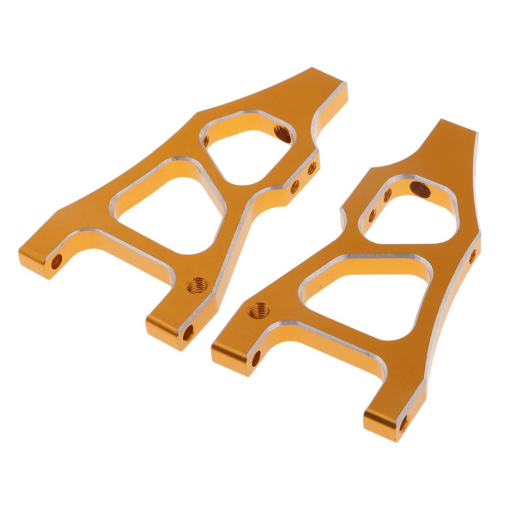 2x166019 Aluminum Alloy Front Lower Suspension Arm For 1/10 HSP 94177 Golden