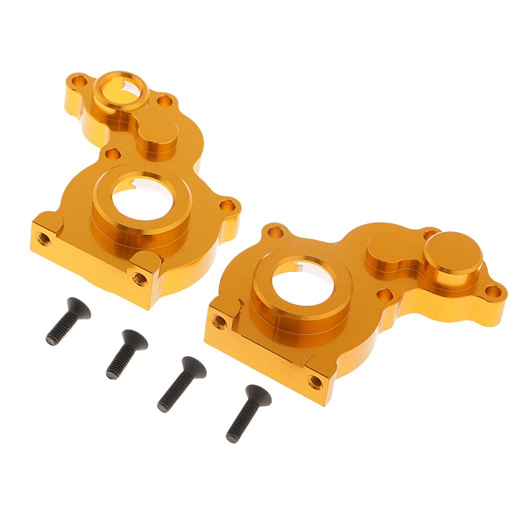 Axial SCX10 Aluminum Transmission Housing for 1/10 RC Car Model Orange