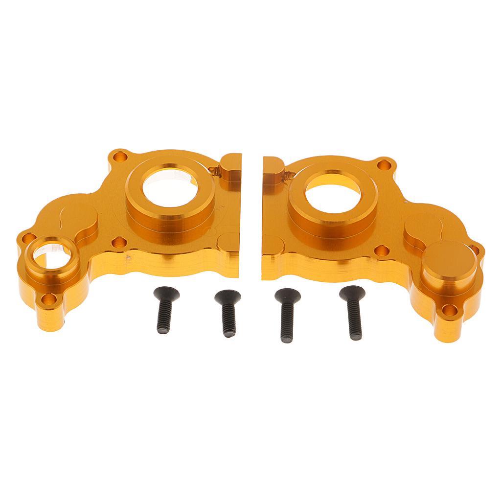 Axial SCX10 Aluminum Transmission Housing for 1/10 RC Car Model Orange