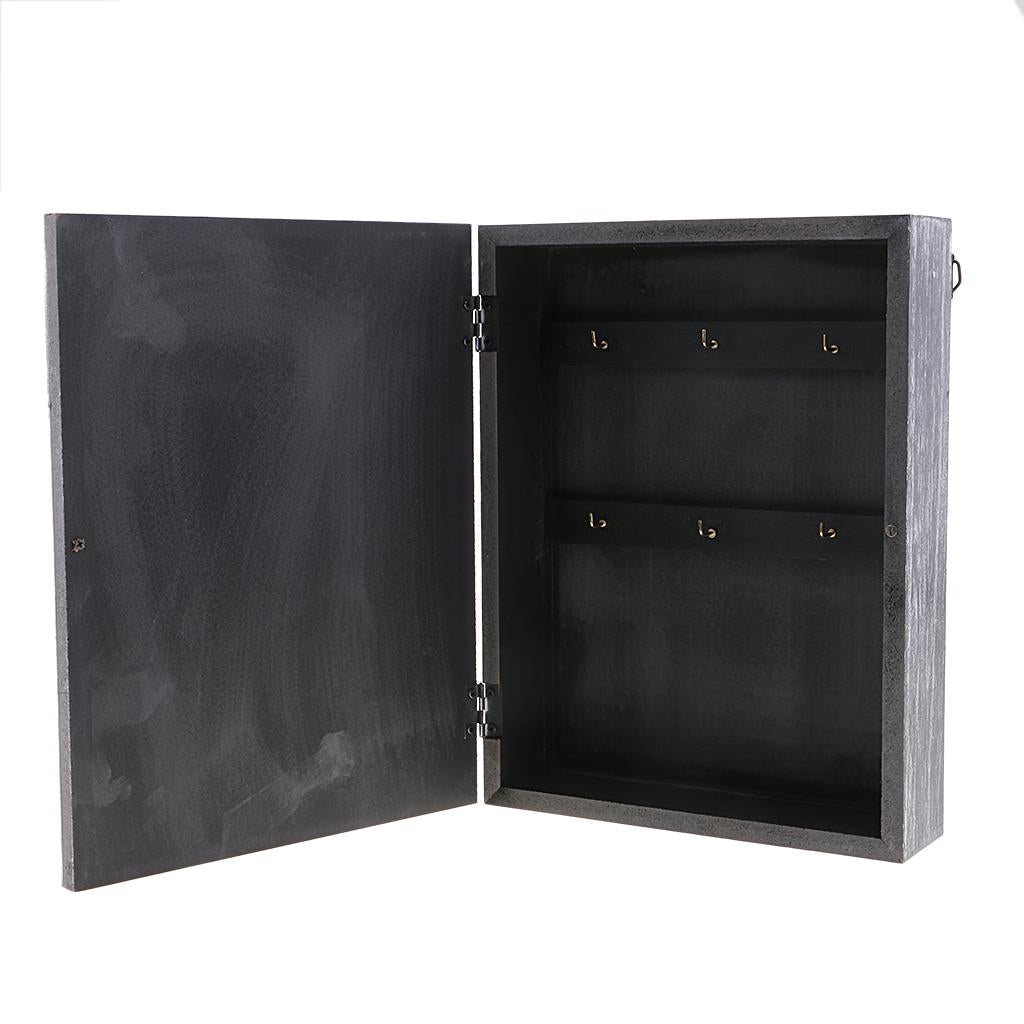 Home DIY Furniture Wall Hang Shelf Letter Key Rack Organizer Cabinet 801A