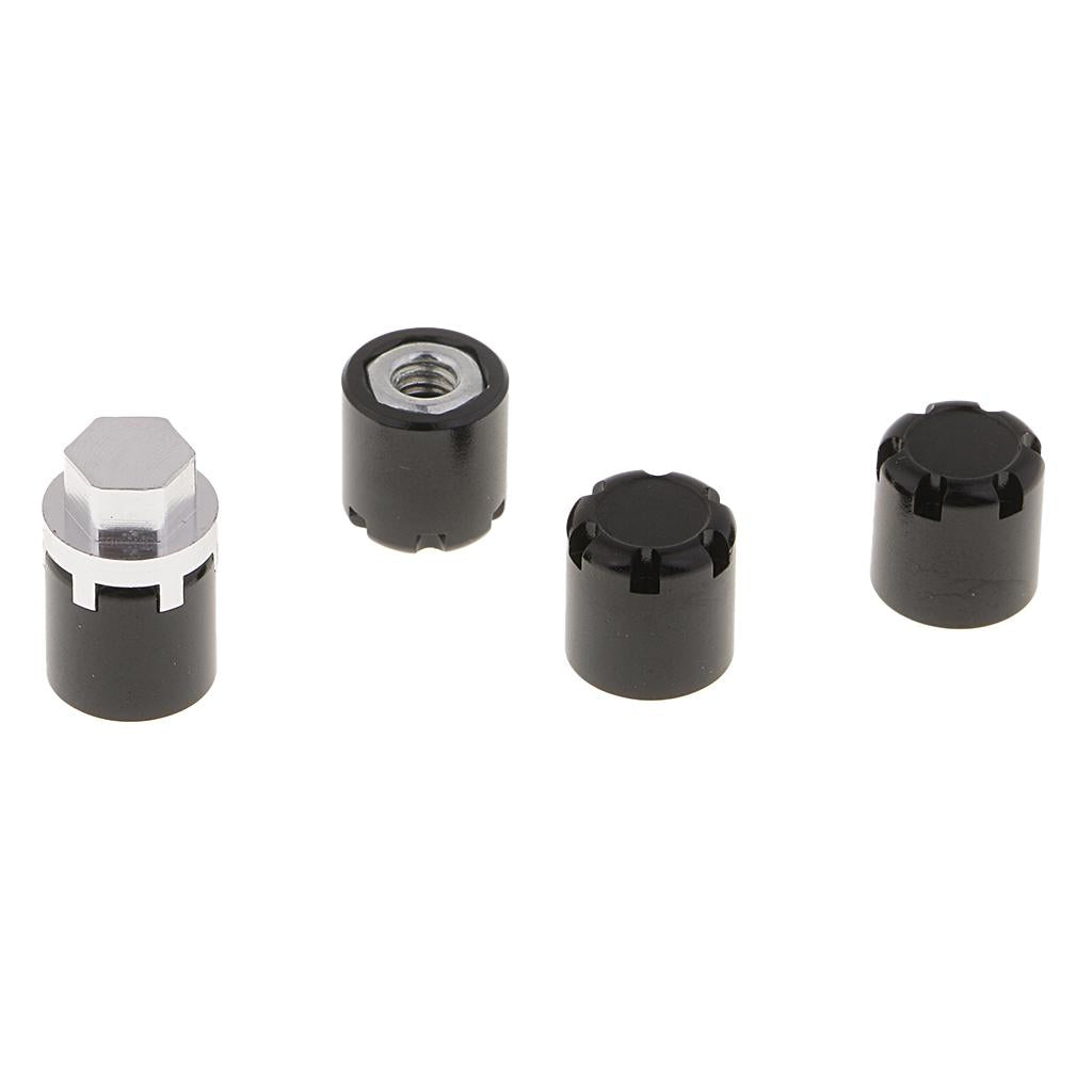 4pcs Metal M4 10x10mm 1/10 RC Vehicle Fastener Nuts Wheel Rim Accessories A