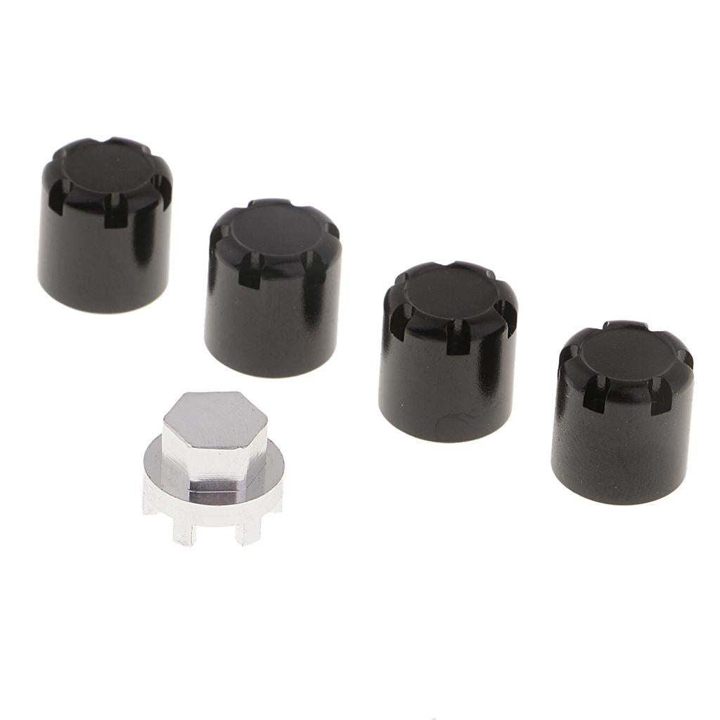 4pcs Metal M4 10x10mm 1/10 RC Vehicle Fastener Nuts Wheel Rim Accessories A