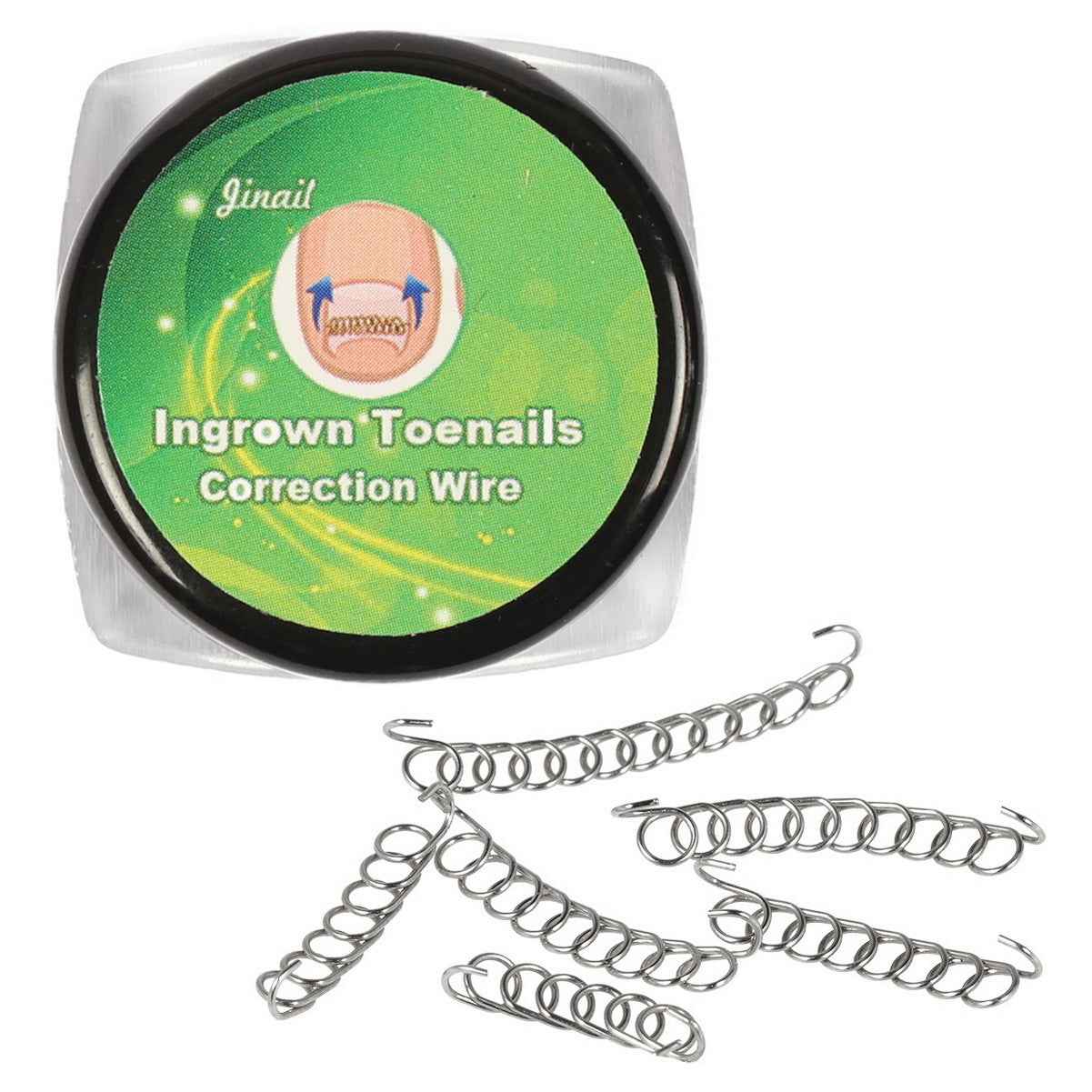 Nail Correction Wire Set – Ingrown Toenail Correction Wire & Pads for Curled Nails