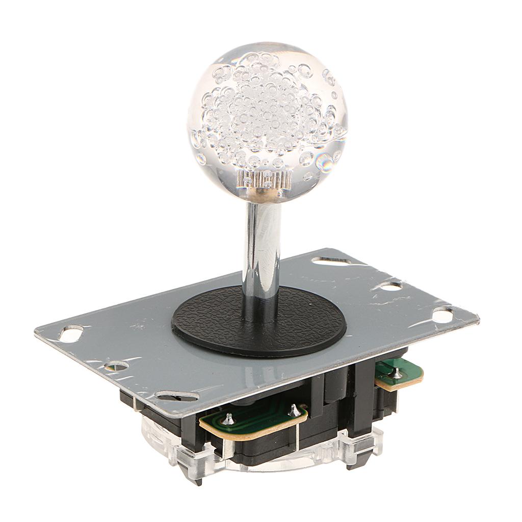 Ball Arcade Joystick DIY Control Fighting Stick Parts for Arcade Game Clear