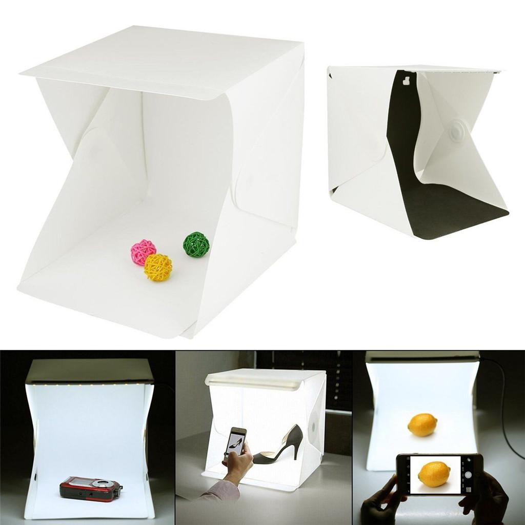 Light Room Photo Studio 9 Photography LED Lighting Tent Backdrop Cube Box"