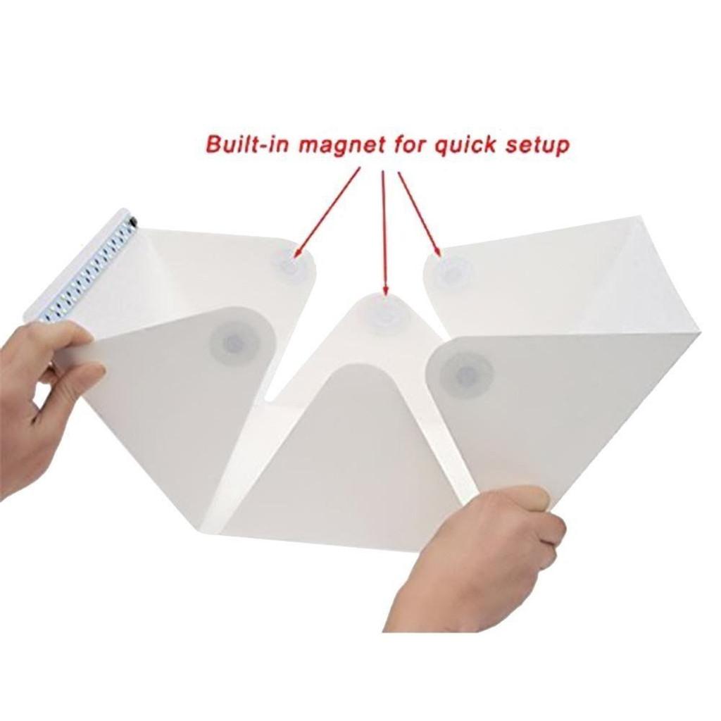 Light Room Photo Studio 9 Photography LED Lighting Tent Backdrop Cube Box"