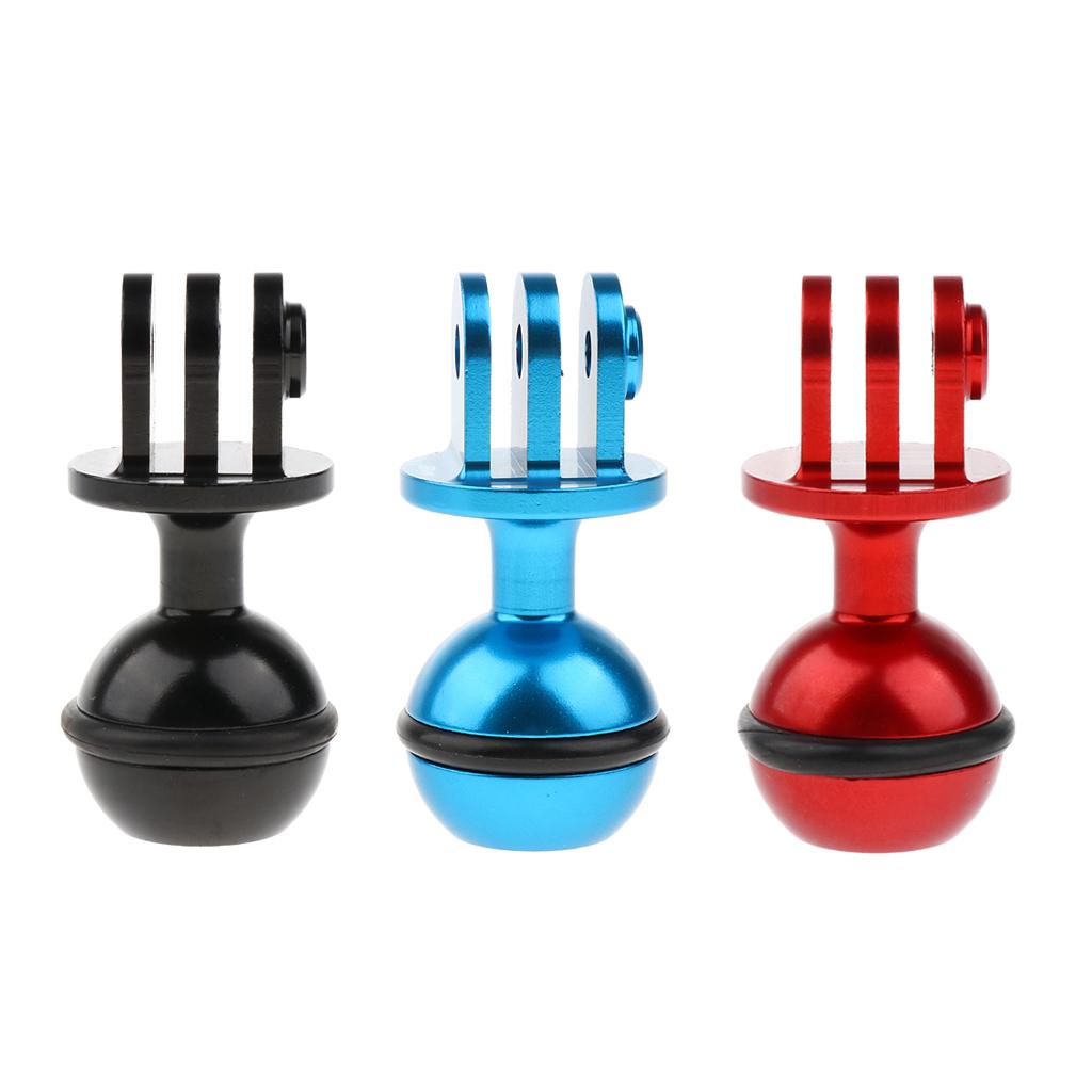 RAM Mount Tripod Ball Head Base Adapter Holder 360 Degree Rotation Red
