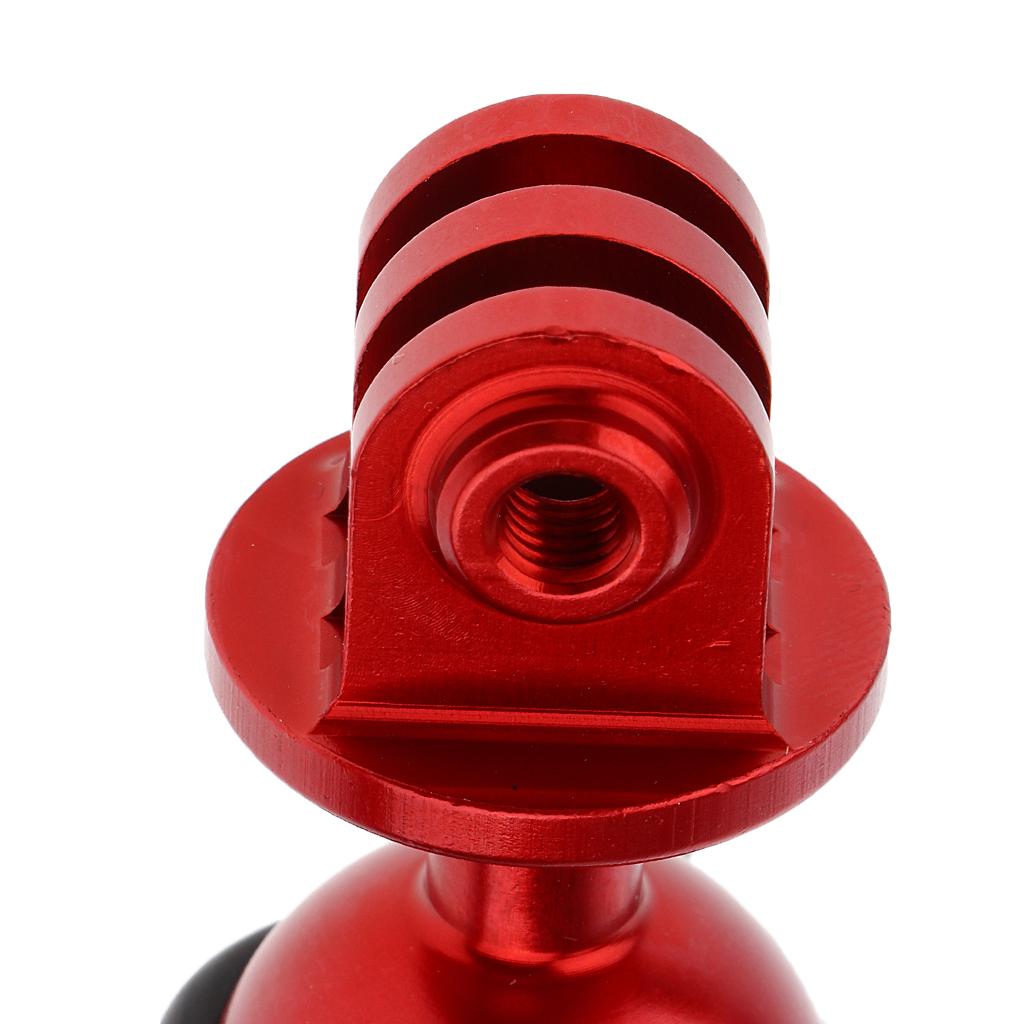RAM Mount Tripod Ball Head Base Adapter Holder 360 Degree Rotation Red