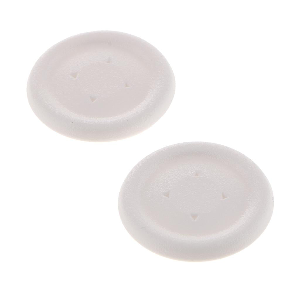 1 Pair Directional D-pad Key Cross Button Caps for One Controller White
