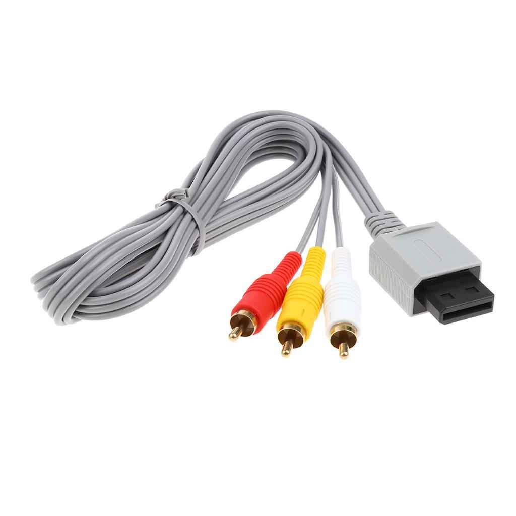 HD TV Component RCA Audio Video AV Cable Cord Plug For Nintendo Wii U Wii, 5ft