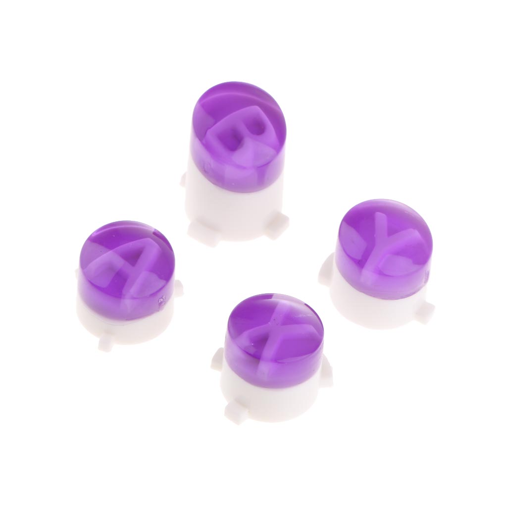 Aluminum Alloy ABXY Button Replacement for One Controller Purple