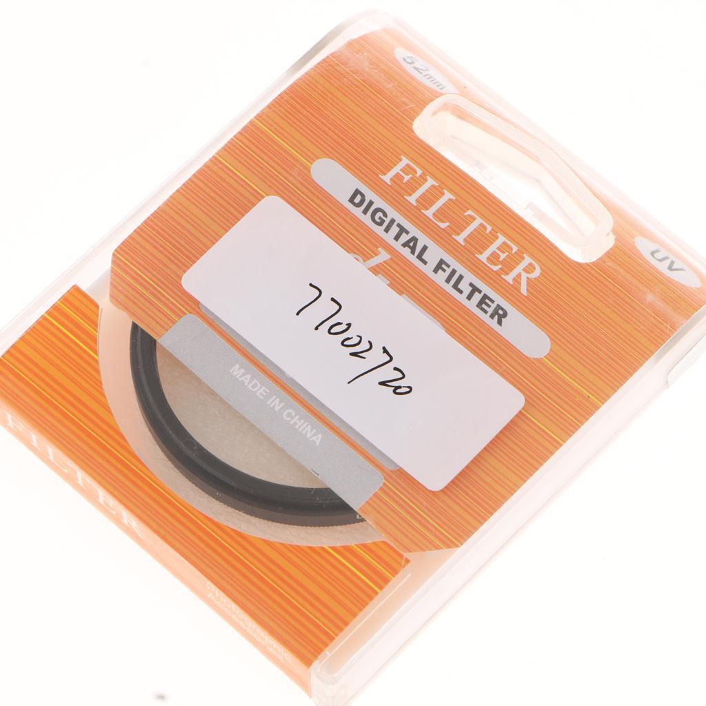 52mm Multi Coated UV Ultraviolet Protection Lens Filter for Nikon Sony