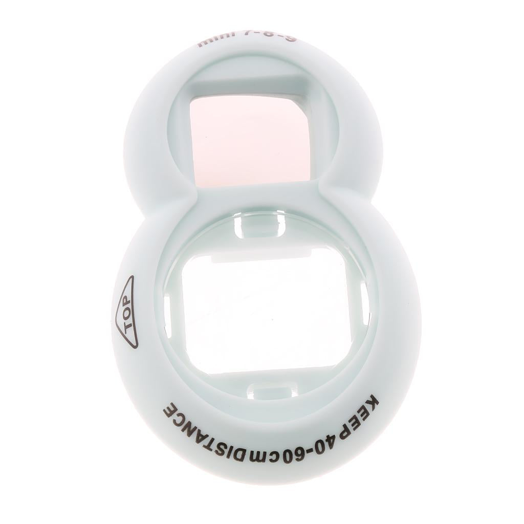 5xClose-Up Lens Self-Portrait Mirror for Fuji Instax Mini 7S 8 9 Light Blue