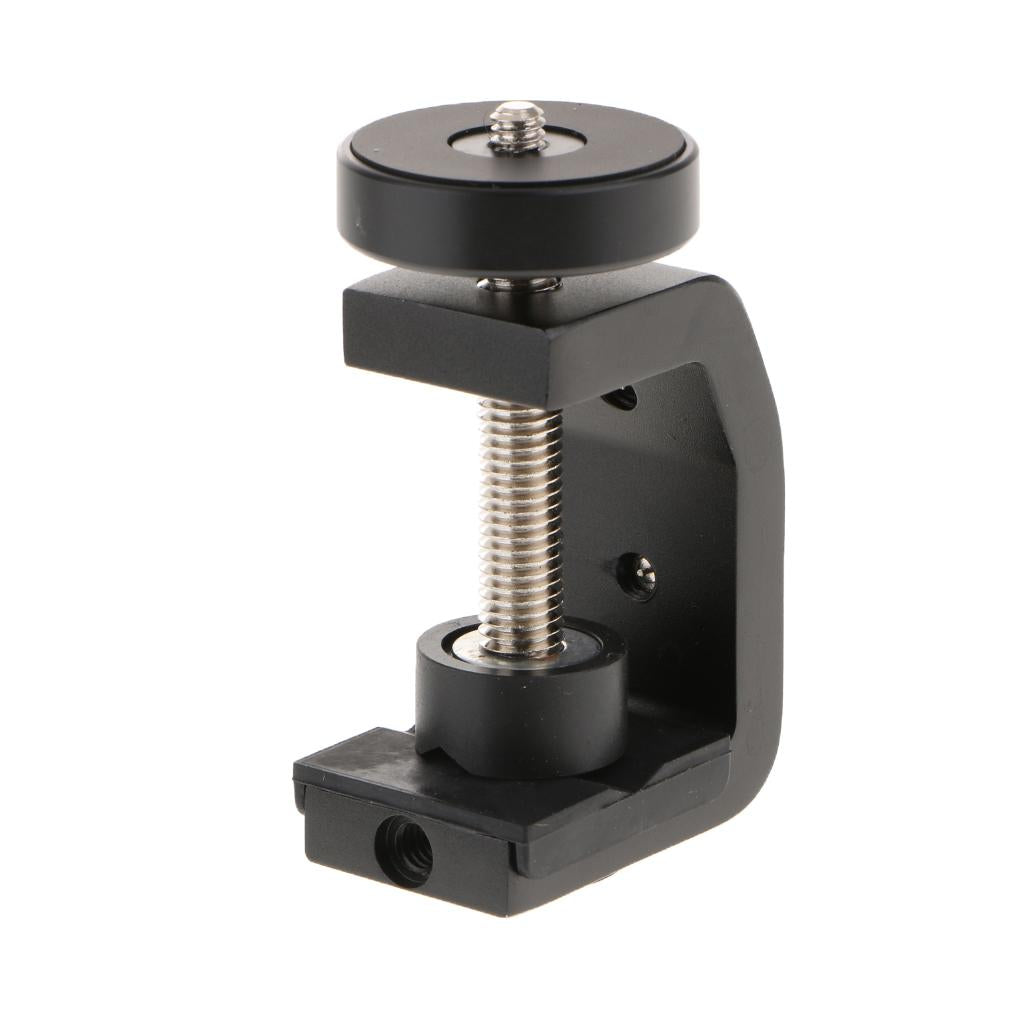 Universal C-Clamp Clip Desktop Mount Holder For DSLR Video Light Camera