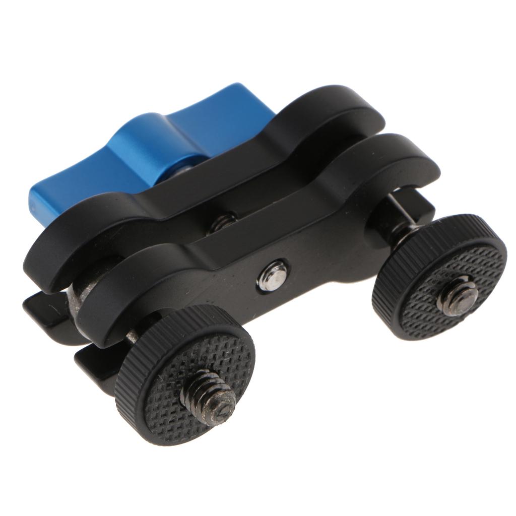 1/4 Ball Head Hot Shoe Magic Arm Mount Adapter Connector for DSLR Cameras"