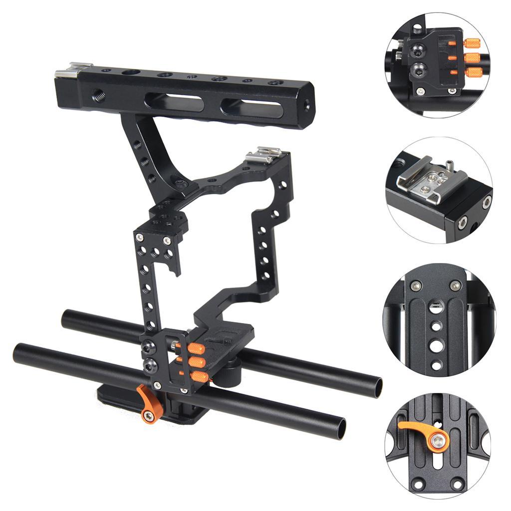 Camera Movie Video Cage Stabilizer Handle Grip for Sony A7/A7r/A7s/A7RII #1