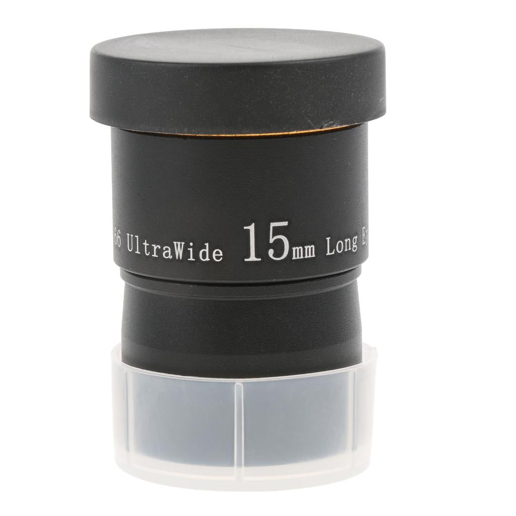1.25 Astronomy Telescope Eyepiece Lens Wide Angle 66 Degree Deep Sky 15mm"