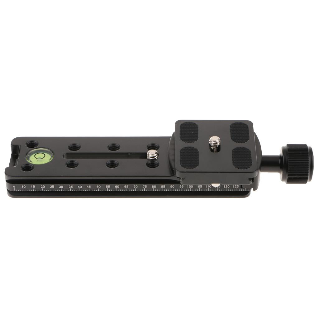 1/4 Tripod Quick Release Dovetail Plate Kit Clamp for Camera Flash Hot Shoe"