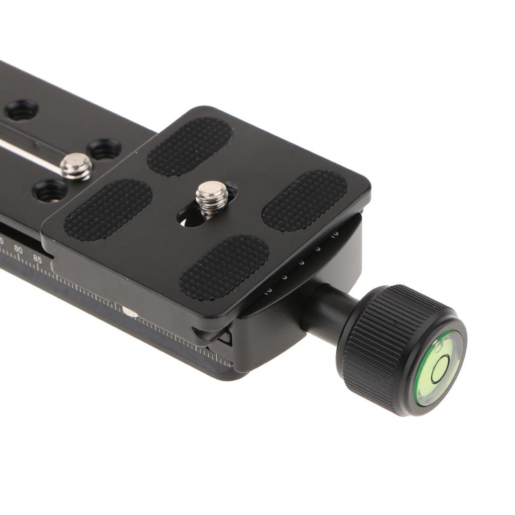 1/4 Tripod Quick Release Dovetail Plate Kit Clamp for Camera Flash Hot Shoe"